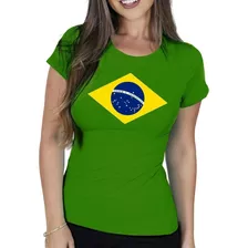 Camisa Camiseta Do Brasil Masculina Feminina Patriota Copa