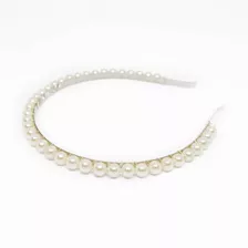 Vincha Con Perlas - Diadema Con Perlas Para Mujer O Niña