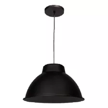 Lámpara Techo Luminario Colgante Acero Interior Negro Maxxi