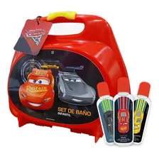 Super Oferta! Set De Baño Valija Cars, Spiderman