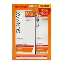 Kit Sunmax Protetor Solar Sensitive Fps 50 60ml-fps 30 160ml