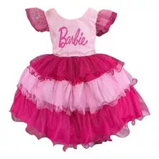 Vestido De Festa Infantil Barbie