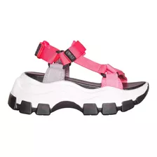 Sandalias Mujer 47 Street Play Plataforma Con Velcro