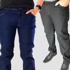 Kit Calça Jeans Masculina Trabalho Pesado Serviço 2 Unidades