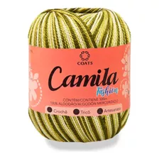 Fio Camila Fashion Crochê Coats 500m 100g (tex 300) Cor 05924 - Verde Claro/escuro