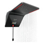 Chuveiro Eletrônico Zagonel Ducali Premium Digital Preto 7500w Com Led Preta 220v 7.5 Kw