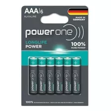 Pilas Alcalinas Power One Longlife Power Aaa 1.5v Blíster X6