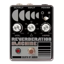 Máquina De Reverberación A Pedales Death By Audio Reverb Cor Preto