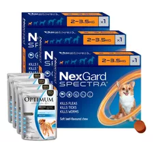 Pastilla Nexgard Spectra Perros De 2 A 3.5 Kg X3