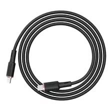 Cable Usb-c A Lightning, Mfi, Acefast C2-01 Silicona Color Negro