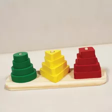 Encastre Lineal Colores - Juguetes Montessori Para Niños 