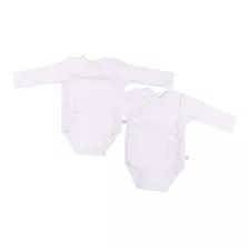  Set 2 Pzas Body Bebe Niña Blanco Pillin (prw106bco)