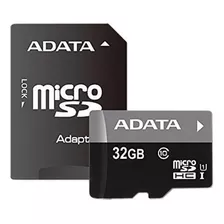 Adata Micro Sdhc Premier 32gb C/adap Clase 10 Ausdh32guicl10