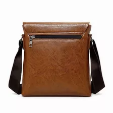 Bolsa De Ombro Masculina De Couro Sintético