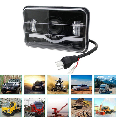 Faros Led Rectangulares Tres Modos Para Mltiples Vehculos Foto 10