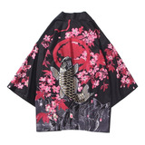 Kimono, Yukata Estilo JaponÃ©s Con DiseÃ±o Oriental, CÃ¡rdigan