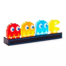 Pacman Lampara Luz Nocturna Control Sonido Usb