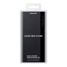 Case Flip Galaxy Note 10 Plus Clear S-view Cover Original