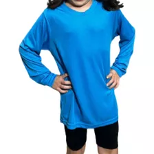 Camiseta Blusa Manga Longa Infantil Proteção Solar Ev 35+ 