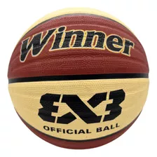 Pelota De Básket Winner 3x3 Marrón / Crema #7