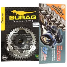 Kit Relação Durag Cz Chain Ktm 1290 Super Duke 17/38 Bronze