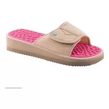 Chinelo Slide Anabela Pink 43/44 - Mundoflex