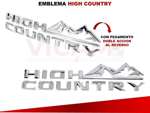 Emblema Derecho High Country Chevrolet Tahoe 2019-2023 Foto 2