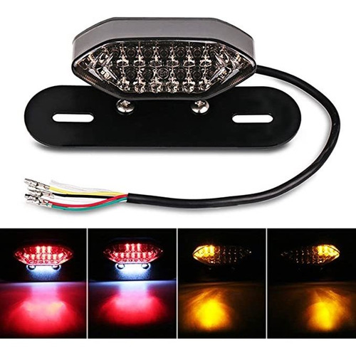 Foto de Ankia 12 V 16 Led Universal Motocicleta Integrada Freno Col.