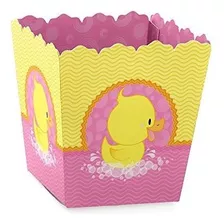 Rosa Pato Ducky Candy Cajas Nina Baby Shower O Manoojo 12 Un