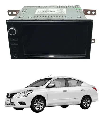 Tela Multimidia Central Nissan Versa 2018 2020 Original