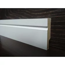 18,90 Metros Rodapé Branco 05 Cm Em Mdf