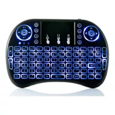 Mini Teclado Inalambrico Usb Mousepad Smart Tv Xbox Pc Color Del Teclado Negro Idioma Español Latinoamérica