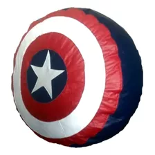 Sillon Puff Escudo Capitan America Envio Gratis