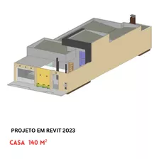 Projetos Casa Médio Padrão - 03 Projetos Editáveis Em Revit