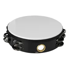 Remo Economy Tambourin 8'' Pandero De Sonajas Dobles Color Blanco