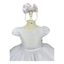 Vestido Infantil Feminino Branco