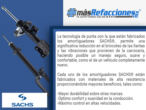 Par Amortiguadores Gas Del Roadster L3 0.7l 04 Al 05 Sachs Foto 4