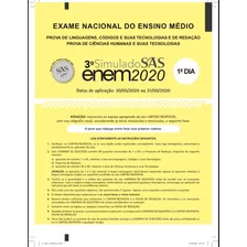 Terceiro Simulado Sas 2020 Com Resolução 