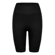 Short Largo Mujer Biker Seamless Spirit Sportfitness Negro