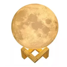 Lampara Velador Led Luna Moon Original Táctil 18cm Cuo