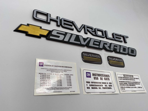Chevrolet Silverado Emblemas Y Calcomanas Foto 2