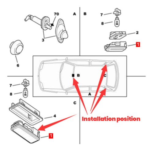 Lmpara De Lectura De 3 Luces Interiores 636296 Para Ax Zx B Foto 7