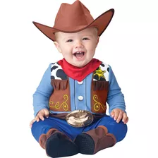 Disfraz Talla 18 A 24 Meses Para Bebé De Vaquero Halloween 