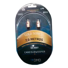 Diamond Cable Gs-3057 Cabo Para Subwoofer Conectores 24k 7m