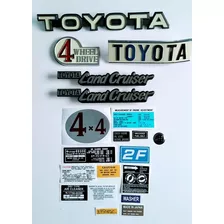 Toyota Land Cruiser Fj40 Calcomanias Y Emblemas 