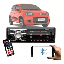 Radio Som Automotivo Universal Bluetooth Usb Sd Fiat Uno