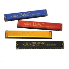 2 Gaita Harmonica 48 Furos (2 Linhas De 24) - Marca: Bee