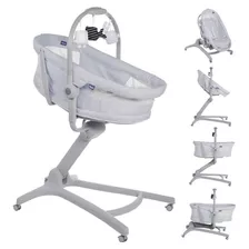 Berço Portátil Moisés Baby Hug 4 Em 1 Air Stone Chicco