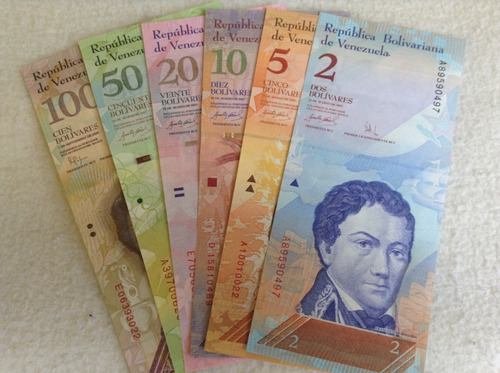 13 Billetes Venezolanos - Bs Fuertes ($10) - Seriales Bajos