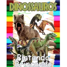 100 Desenhos Para Pintar E Colorir Dinossauros - Folha A4 Avulsa ! 2 Desenhos Por Folha! - #0351